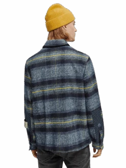 Scotch & Soda Checked Cotton Jacket -Scotch & Soda 167204 Combo 20B MDL BCK