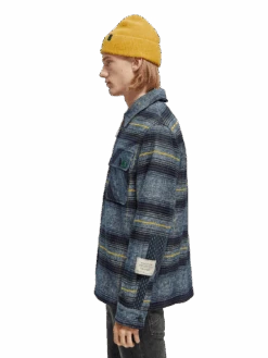 Scotch & Soda Checked Cotton Jacket -Scotch & Soda 167204 Combo 20B MDL SDE