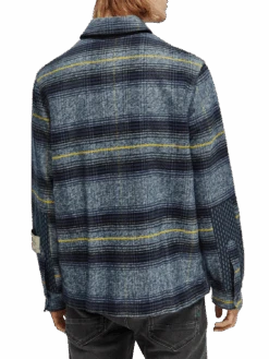 Scotch & Soda Checked Cotton Jacket -Scotch & Soda 167204 Combo 20B NHD BCK