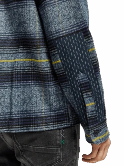 Scotch & Soda Checked Cotton Jacket -Scotch & Soda 167204 Combo 20B NHD DTL4