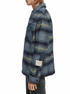 Scotch & Soda Checked Cotton Jacket -Scotch & Soda 167204 Combo 20B NHD SDE