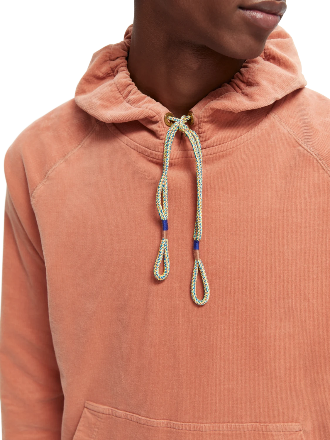 Scotch & Soda Fine Corduroy Organic Cotton Hoodie 6 Scotch & Soda Fine Corduroy Organic Cotton Hoodie - Image 4
