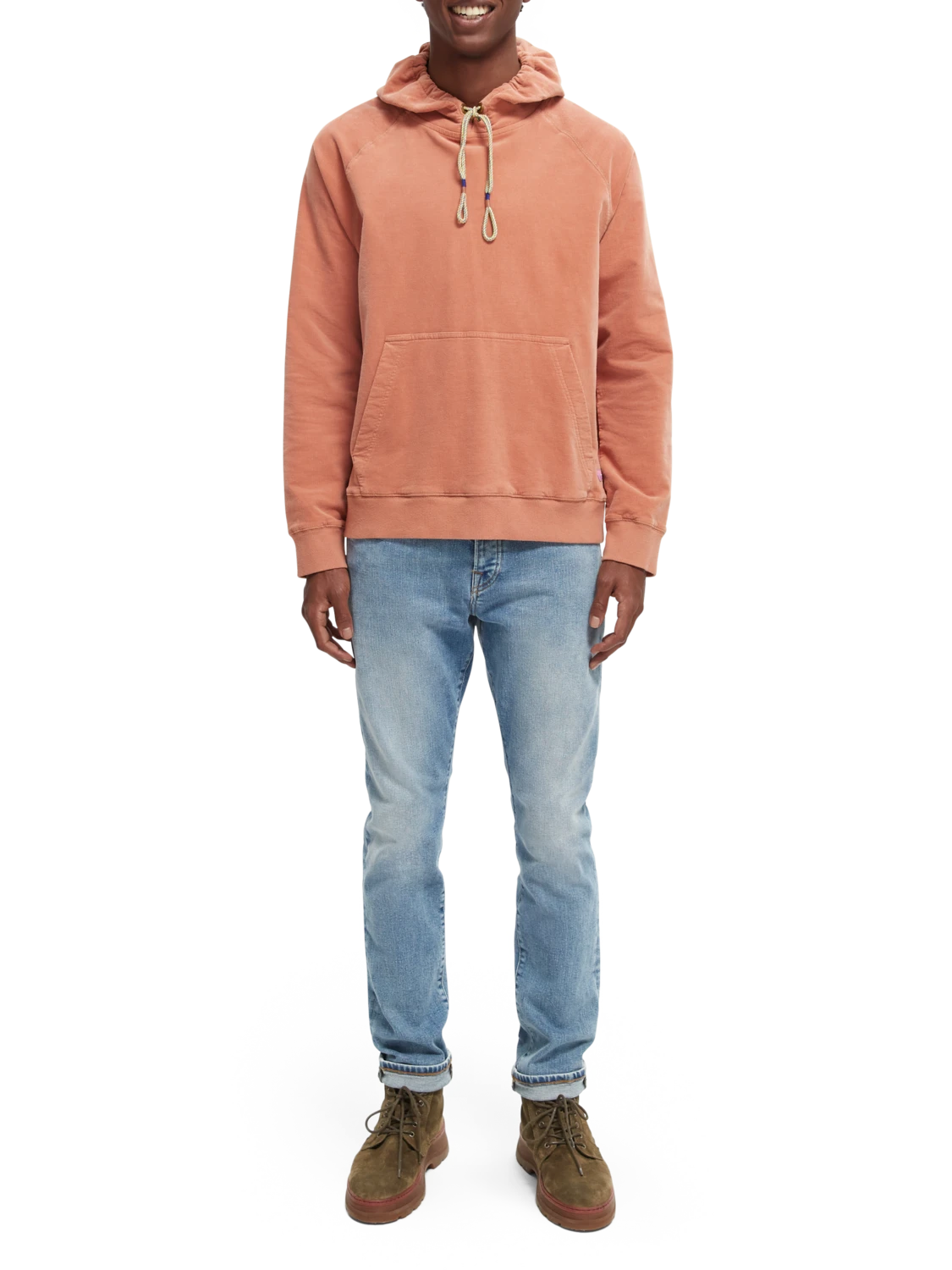 Scotch & Soda Fine Corduroy Organic Cotton Hoodie 4 Scotch & Soda Fine Corduroy Organic Cotton Hoodie - Image 2