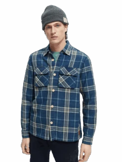 Scotch & Soda Checked Overshirt -Scotch & Soda 167251 Combo 20A MDL CRP
