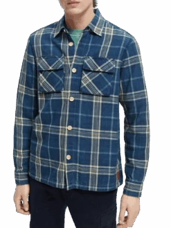 Scotch & Soda Checked Overshirt
