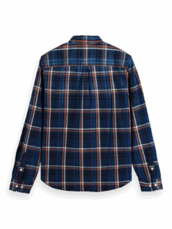 Scotch & Soda Slim-Fit Yarn-Dyed Checked Shirt -Scotch & Soda 167256 Combo 20B BCK