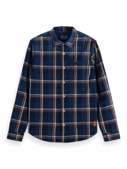 Scotch & Soda Slim-Fit Yarn-Dyed Checked Shirt -Scotch & Soda 167256 Combo 20B FNT