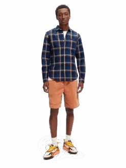 Scotch & Soda Slim-Fit Yarn-Dyed Checked Shirt -Scotch & Soda 167256 Combo 20B MDL FNT