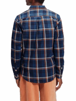 Scotch & Soda Slim-Fit Yarn-Dyed Checked Shirt -Scotch & Soda 167256 Combo 20B NHD BCK