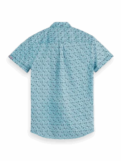 Scotch & Soda Printed Poplin Short Sleeved Shirt -Scotch & Soda 167294 Combo 20C BCK