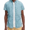 Scotch & Soda Printed Poplin Short Sleeved Shirt -Scotch & Soda 167294 Combo 20C NHD CRP