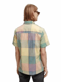 Scotch & Soda Bb-Checked Organic Cotton Shirt 19 Scotch & Soda Bb-Checked Organic Cotton Shirt -Scotch & Soda 167295 Combo 20C MDL BCK