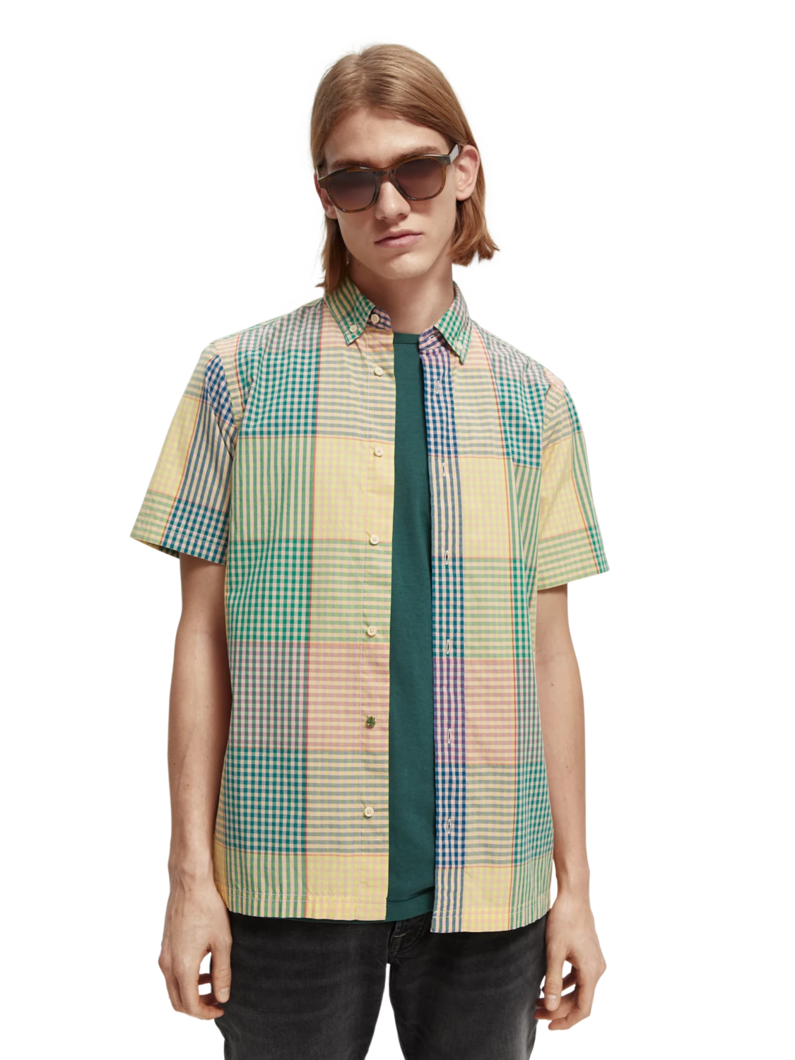 Scotch & Soda Bb-Checked Organic Cotton Shirt 11 Scotch & Soda Bb-Checked Organic Cotton Shirt - Image 9