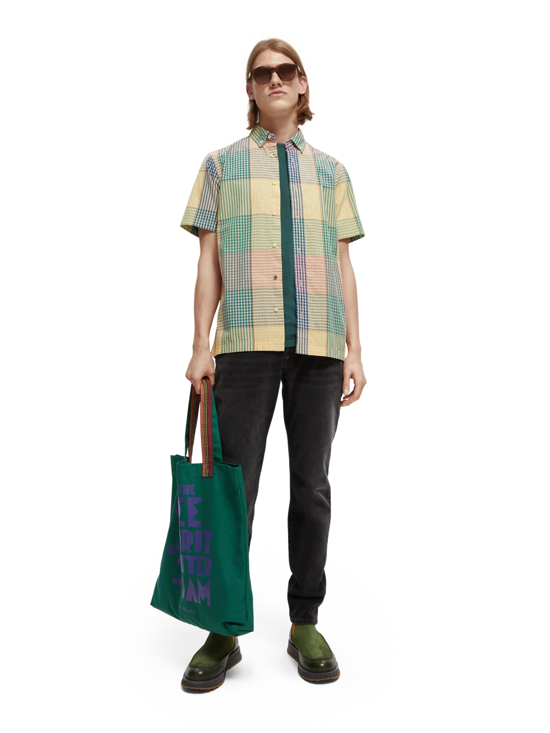 Scotch & Soda Bb-Checked Organic Cotton Shirt 12 Scotch & Soda Bb-Checked Organic Cotton Shirt - Image 10