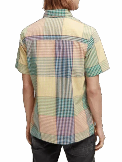 Scotch & Soda Bb-Checked Organic Cotton Shirt 14 Scotch & Soda Bb-Checked Organic Cotton Shirt -Scotch & Soda 167295 Combo 20C NHD BCK