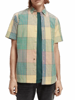 Scotch & Soda Bb-Checked Organic Cotton Shirt