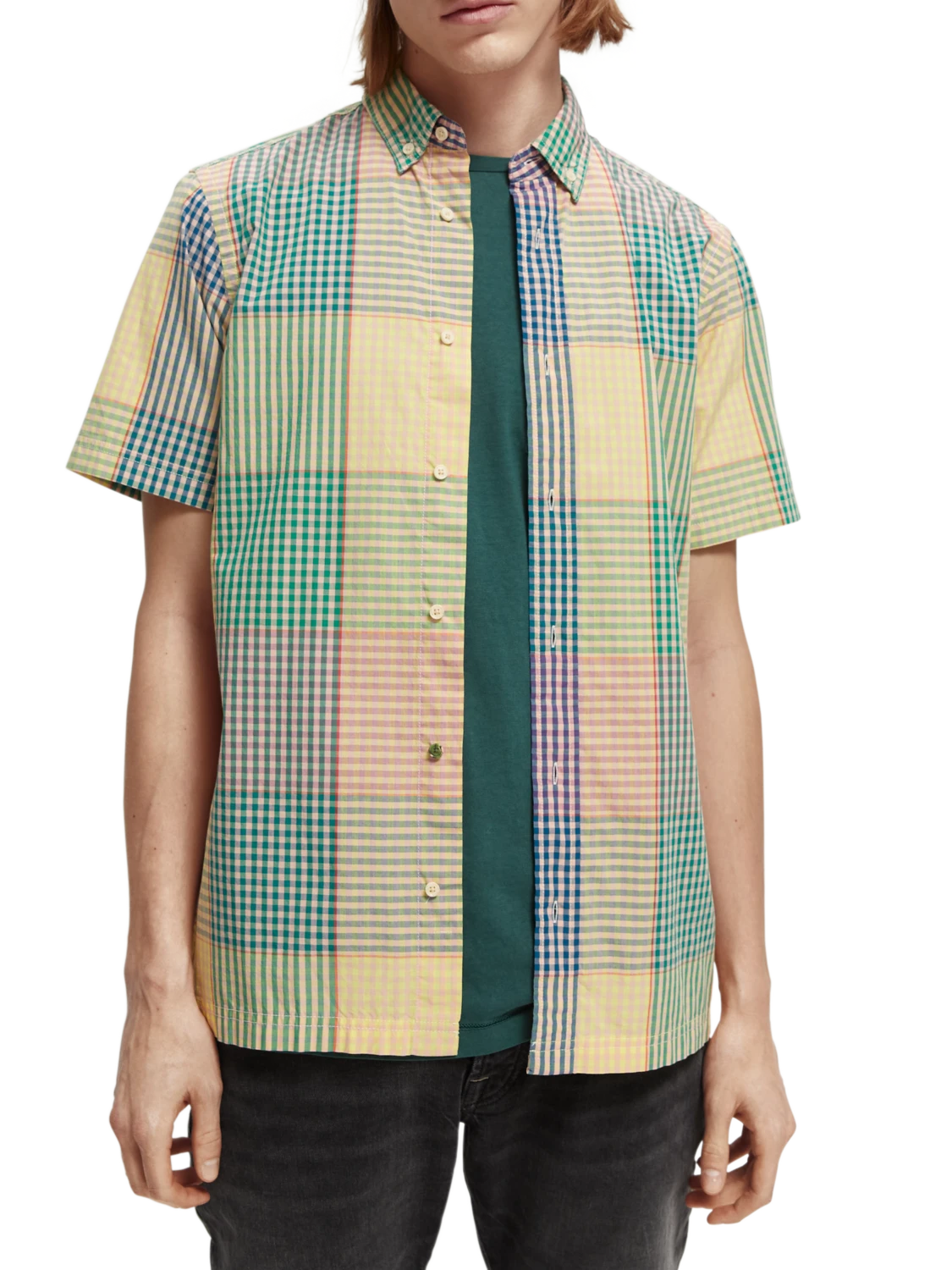 Scotch & Soda Bb-Checked Organic Cotton Shirt 3 Scotch & Soda Bb-Checked Organic Cotton Shirt