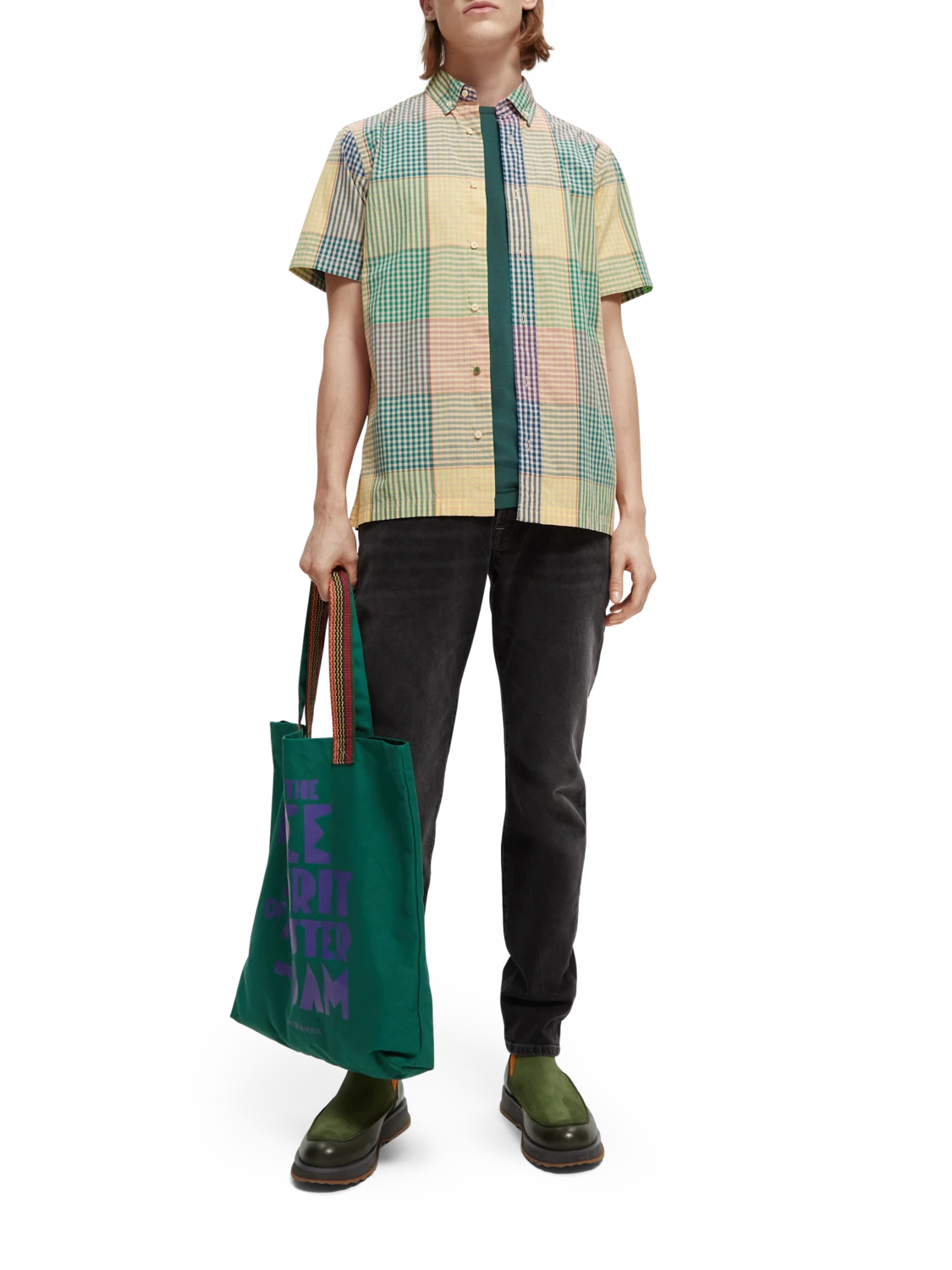 Scotch & Soda Bb-Checked Organic Cotton Shirt 4 Scotch & Soda Bb-Checked Organic Cotton Shirt - Image 2