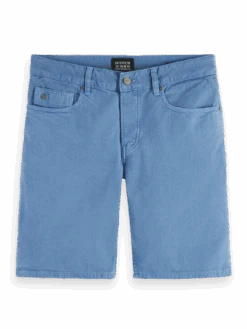 Scotch & Soda Ralston Garment-Dyed Twill Shorts 22 Scotch & Soda Ralston Garment-Dyed Twill Shorts -Scotch & Soda 167300 Cosmos 20Blue FNT