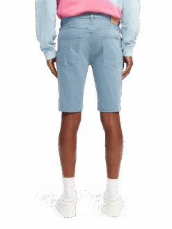 Scotch & Soda Ralston Garment-Dyed Twill Shorts 26 Scotch & Soda Ralston Garment-Dyed Twill Shorts -Scotch & Soda 167300 Cosmos 20Blue MDL BCK