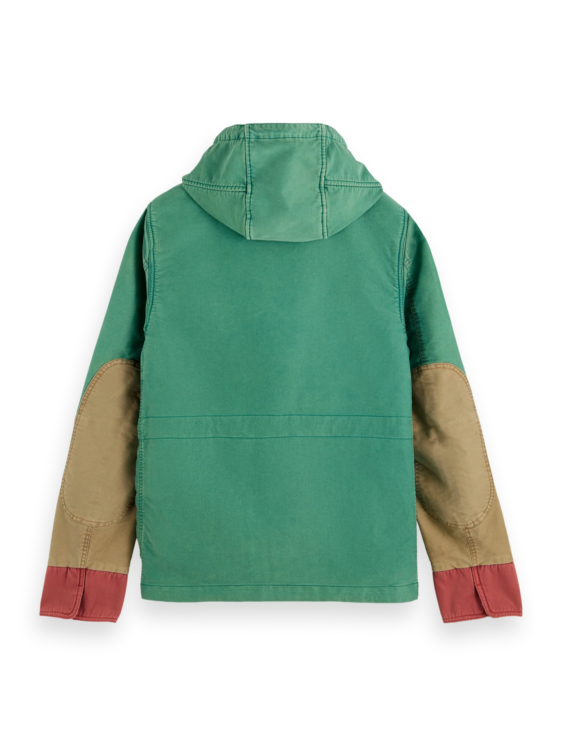 Scotch & Soda Organic Washed Colour Block Hooded Jacket 8 Scotch & Soda Organic Washed Colour Block Hooded Jacket - Image 6