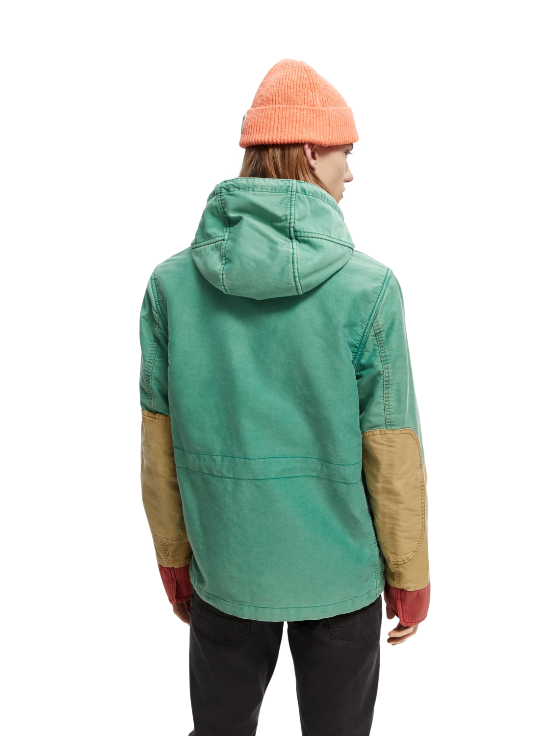 Scotch & Soda Organic Washed Colour Block Hooded Jacket 12 Scotch & Soda Organic Washed Colour Block Hooded Jacket - Image 10