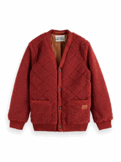 Scotch & Soda Teddy Cardigan -Scotch & Soda 167357 Red 20Earth FNT