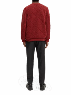 Scotch & Soda Teddy Cardigan -Scotch & Soda 167357 Red 20Earth NHD BCK