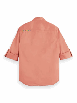 Scotch & Soda Regular-Fit Washed Shirt 21 Scotch & Soda Regular-Fit Washed Shirt -Scotch & Soda 167383 Mars BCK