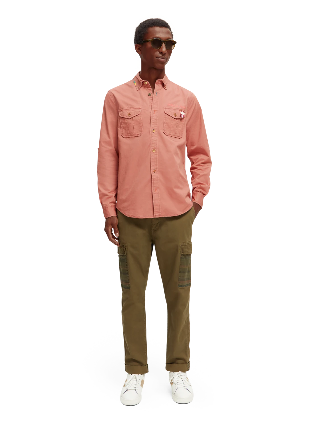 Scotch & Soda Regular-Fit Washed Shirt 16 Scotch & Soda Regular-Fit Washed Shirt - Image 14