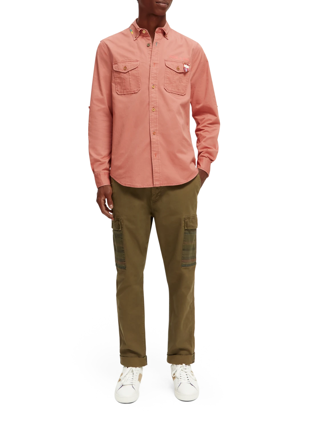 Scotch & Soda Regular-Fit Washed Shirt 4 Scotch & Soda Regular-Fit Washed Shirt - Image 2