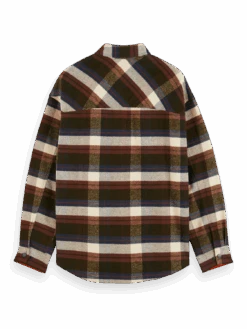 Scotch & Soda Brushed Cotton Flannel Shirt 16 Scotch & Soda Brushed Cotton Flannel Shirt -Scotch & Soda 167421 Combo 20A BCK