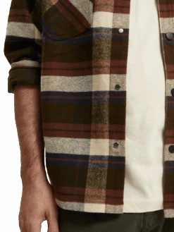 Scotch & Soda Brushed Cotton Flannel Shirt 14 Scotch & Soda Brushed Cotton Flannel Shirt -Scotch & Soda 167421 Combo 20A NHD DTL1