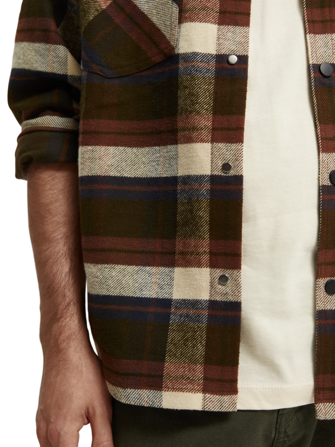 Scotch & Soda Brushed Cotton Flannel Shirt 6 Scotch & Soda Brushed Cotton Flannel Shirt - Image 4