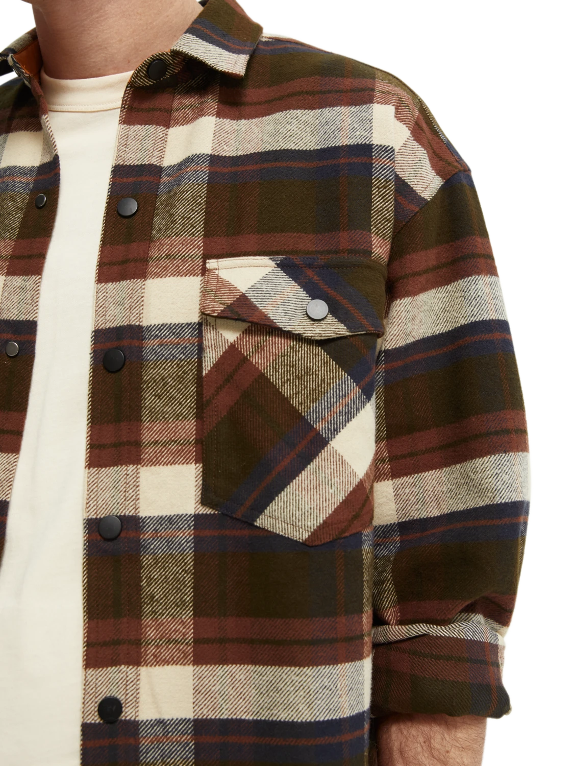 Scotch & Soda Brushed Cotton Flannel Shirt 10 Scotch & Soda Brushed Cotton Flannel Shirt - Image 8