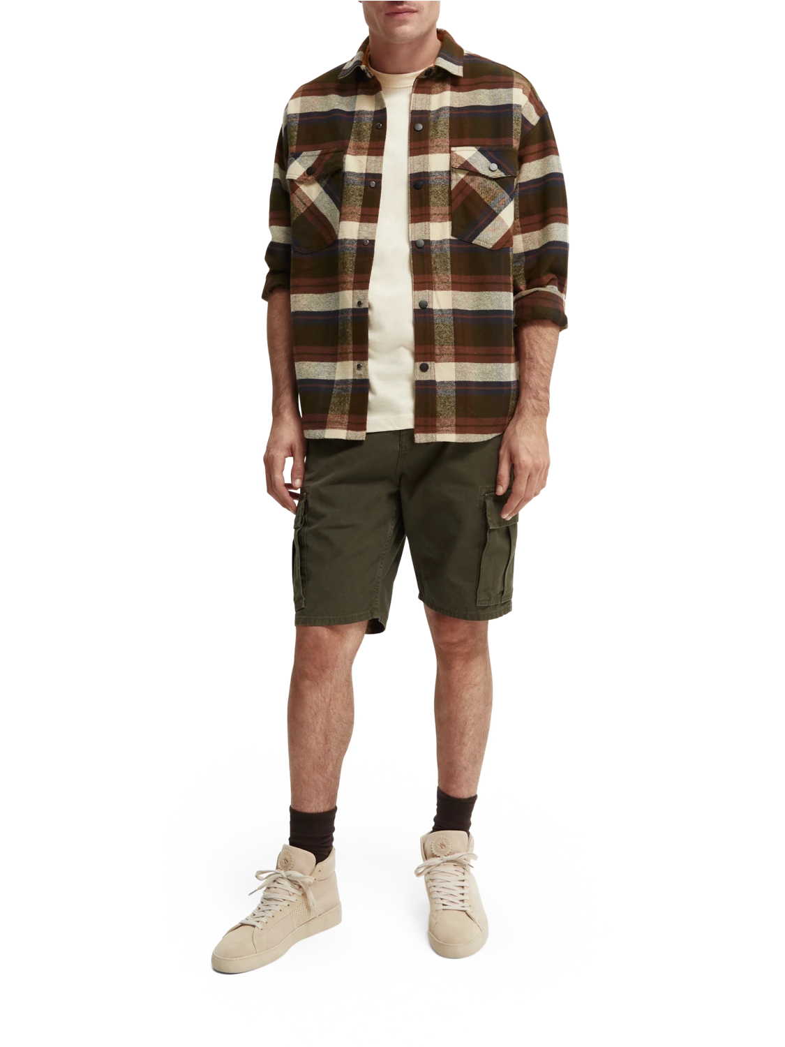 Scotch & Soda Brushed Cotton Flannel Shirt 4 Scotch & Soda Brushed Cotton Flannel Shirt - Image 2