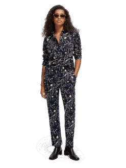 Scotch & Soda The Nina Mid-Rise Tapered Jogger -Scotch & Soda 167839 Combo 20O MDL FNT