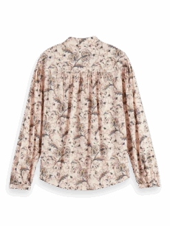 Scotch & Soda Flowing Long-Sleeved Shirt 21 Scotch & Soda Flowing Long-Sleeved Shirt -Scotch & Soda 167917 Combo 20A BCK