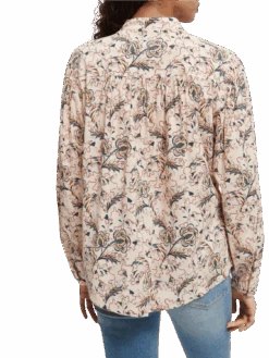 Scotch & Soda Flowing Long-Sleeved Shirt 18 Scotch & Soda Flowing Long-Sleeved Shirt -Scotch & Soda 167917 Combo 20A NHD BCK