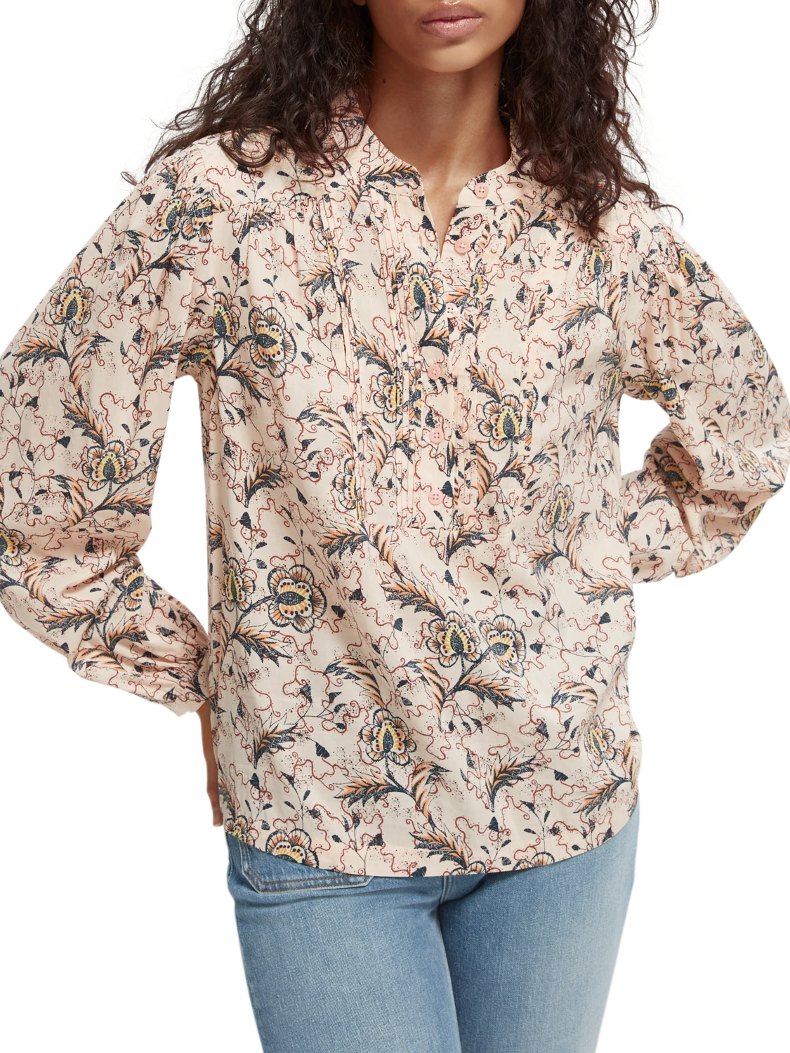 Scotch & Soda Flowing Long-Sleeved Shirt 3 Scotch & Soda Flowing Long-Sleeved Shirt