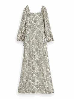 Scotch & Soda 3/4-Length Sleeve Maxi-Dress 21 Scotch & Soda 3/4-Length Sleeve Maxi-Dress -Scotch & Soda 167966 Combo 20M BCK