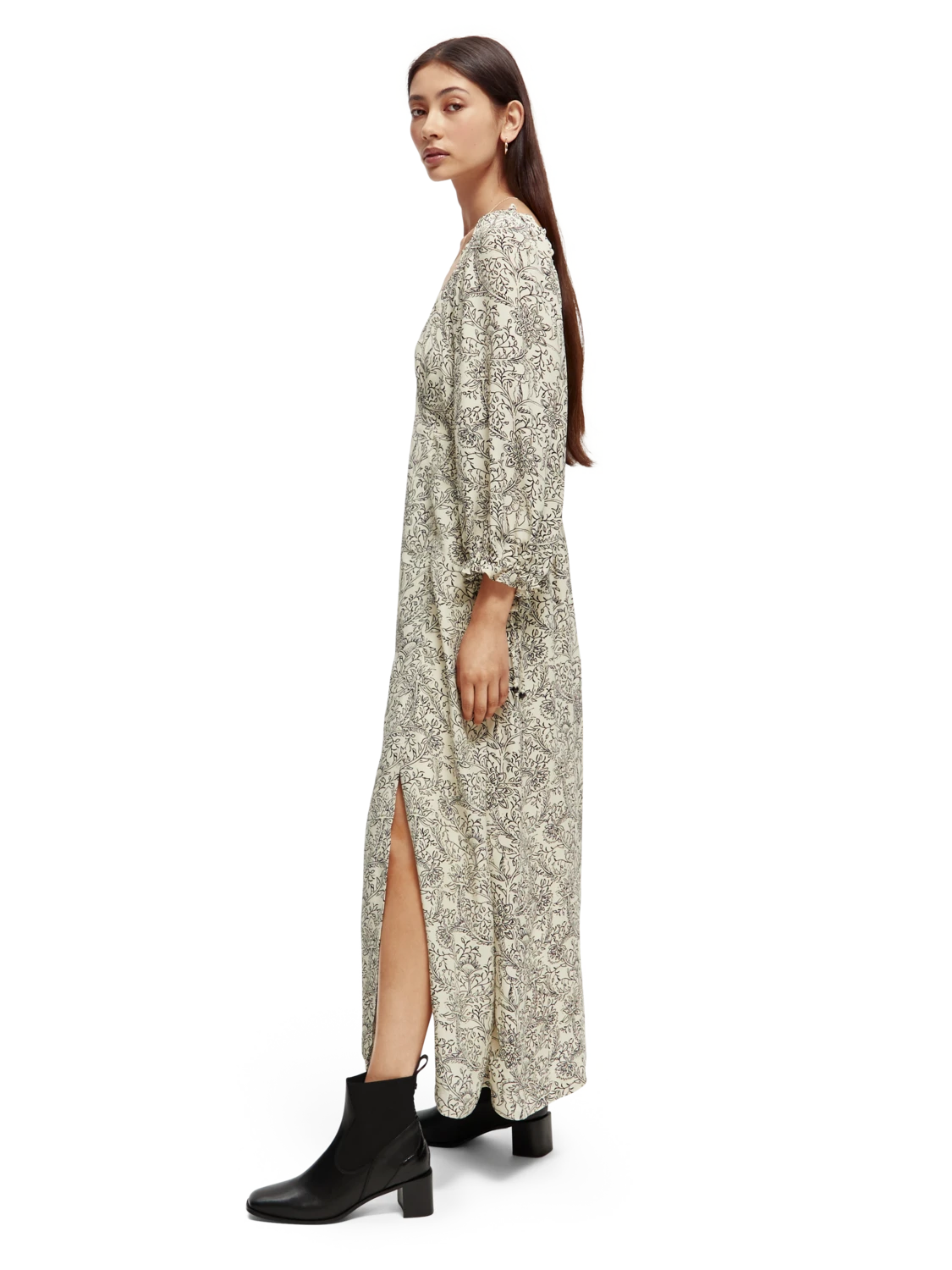 Scotch & Soda 3/4-Length Sleeve Maxi-Dress 15 Scotch & Soda 3/4-Length Sleeve Maxi-Dress - Image 13