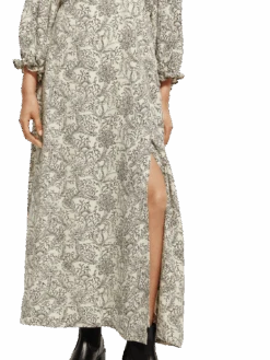 Scotch & Soda 3/4-Length Sleeve Maxi-Dress 19 Scotch & Soda 3/4-Length Sleeve Maxi-Dress -Scotch & Soda 167966 Combo 20M NHD DTL1