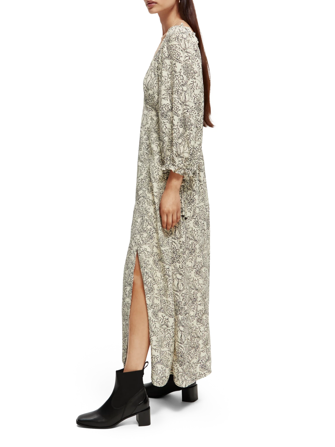 Scotch & Soda 3/4-Length Sleeve Maxi-Dress 16 Scotch & Soda 3/4-Length Sleeve Maxi-Dress - Image 14