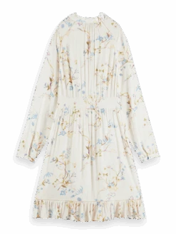 Scotch & Soda Raglan Printed Dress -Scotch & Soda 167972 Combo 20E BCK