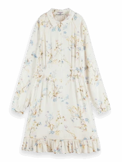 Scotch & Soda Raglan Printed Dress -Scotch & Soda 167972 Combo 20E FNT