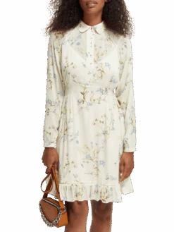 Scotch & Soda Raglan Printed Dress