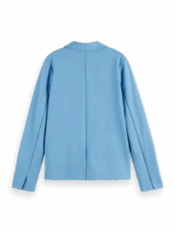 Scotch & Soda Shawl Revers Blazer -Scotch & Soda 168016 Quilt 20Blue BCK