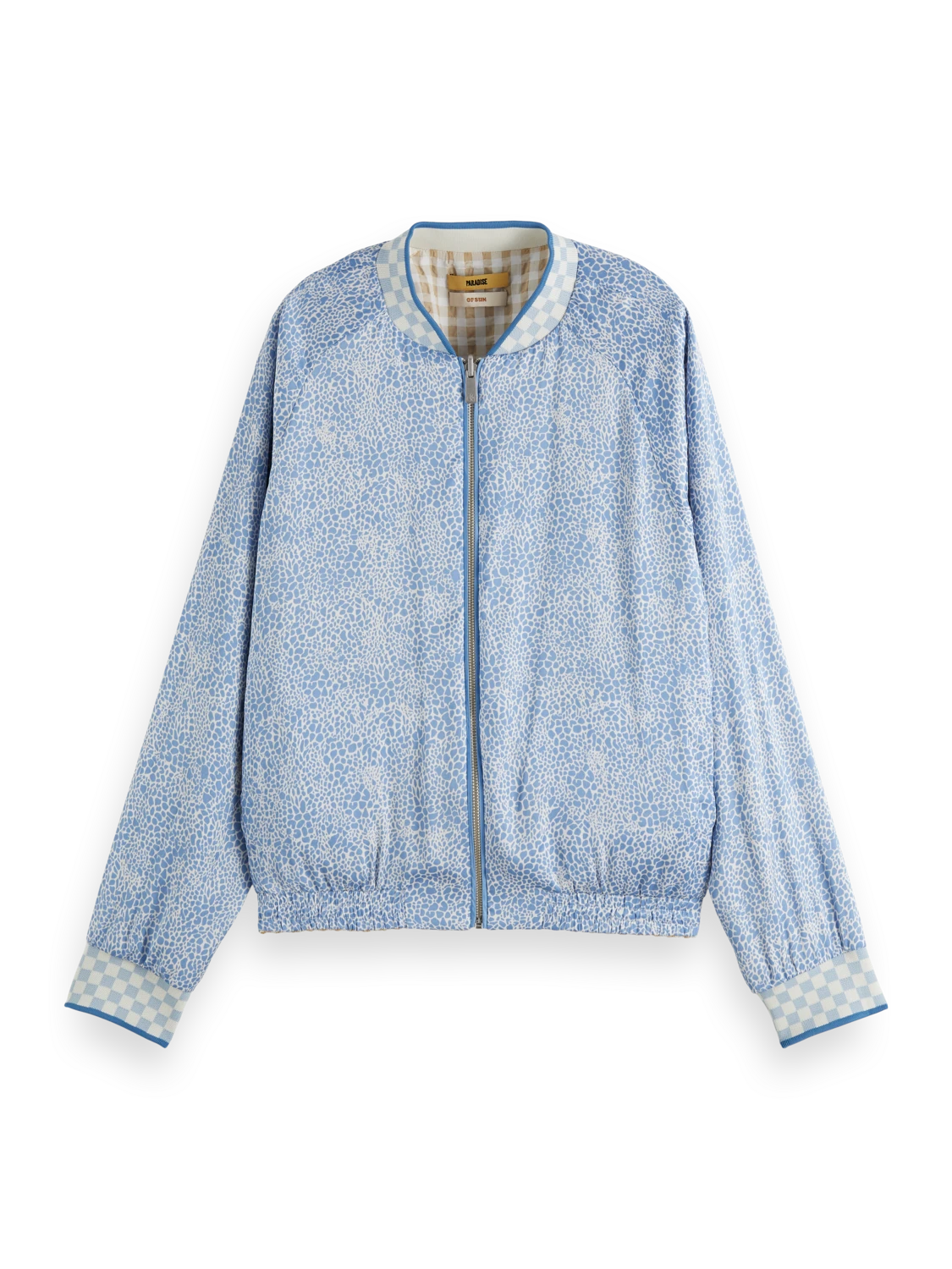 Scotch & Soda Printed Seersucker Bomber 12 Scotch & Soda Printed Seersucker Bomber - Image 10