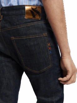 Scotch & Soda The Ralston Premium Regular Slim-Fit Italian Selvedge Jeans -Scotch & Soda 168418 Italian 20Selvedge NHD DTL2